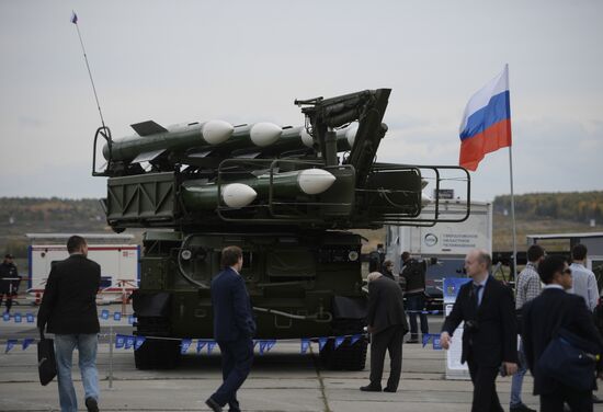The 10th Russia Arms Expo international exhibition's opening