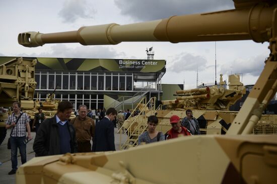 The 10th Russia Arms Expo international exhibition's opening