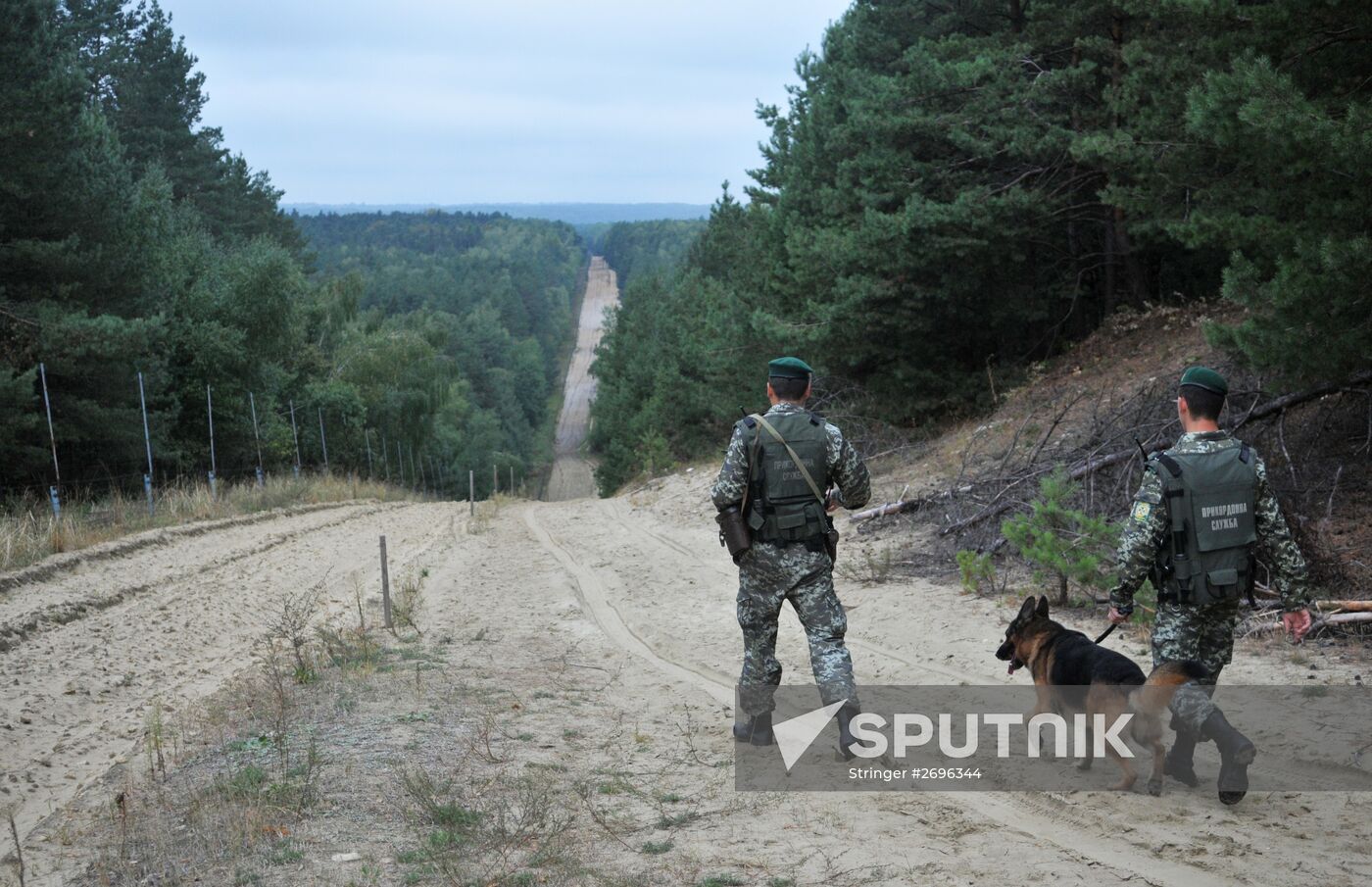 Rava-Ruska checkpoint at Polish-Ukrainian border
