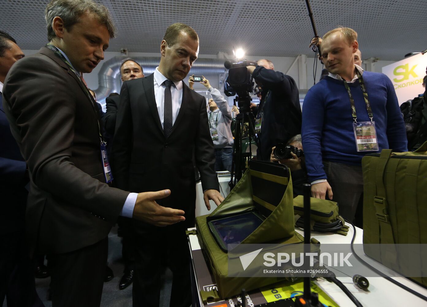 Russian Prime Minister Dmitry Medvedev visits Russia Arms Expo