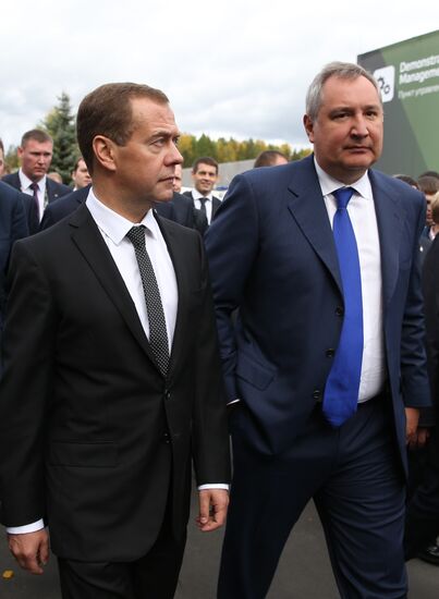Russian Prime Minister Dmitry Medvedev visits Russia Arms Expo