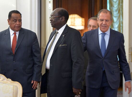 Russian Foreign Minister Lavrov meets Foreign Minister of Sudan Ghandour