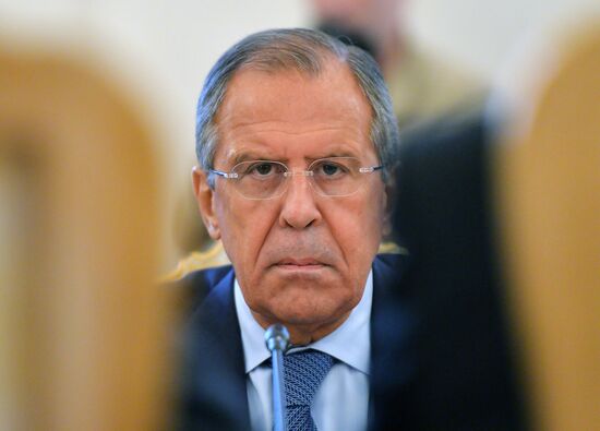 Russian Foreign Minister Lavrov meets Foreign Minister of Sudan Ghandour