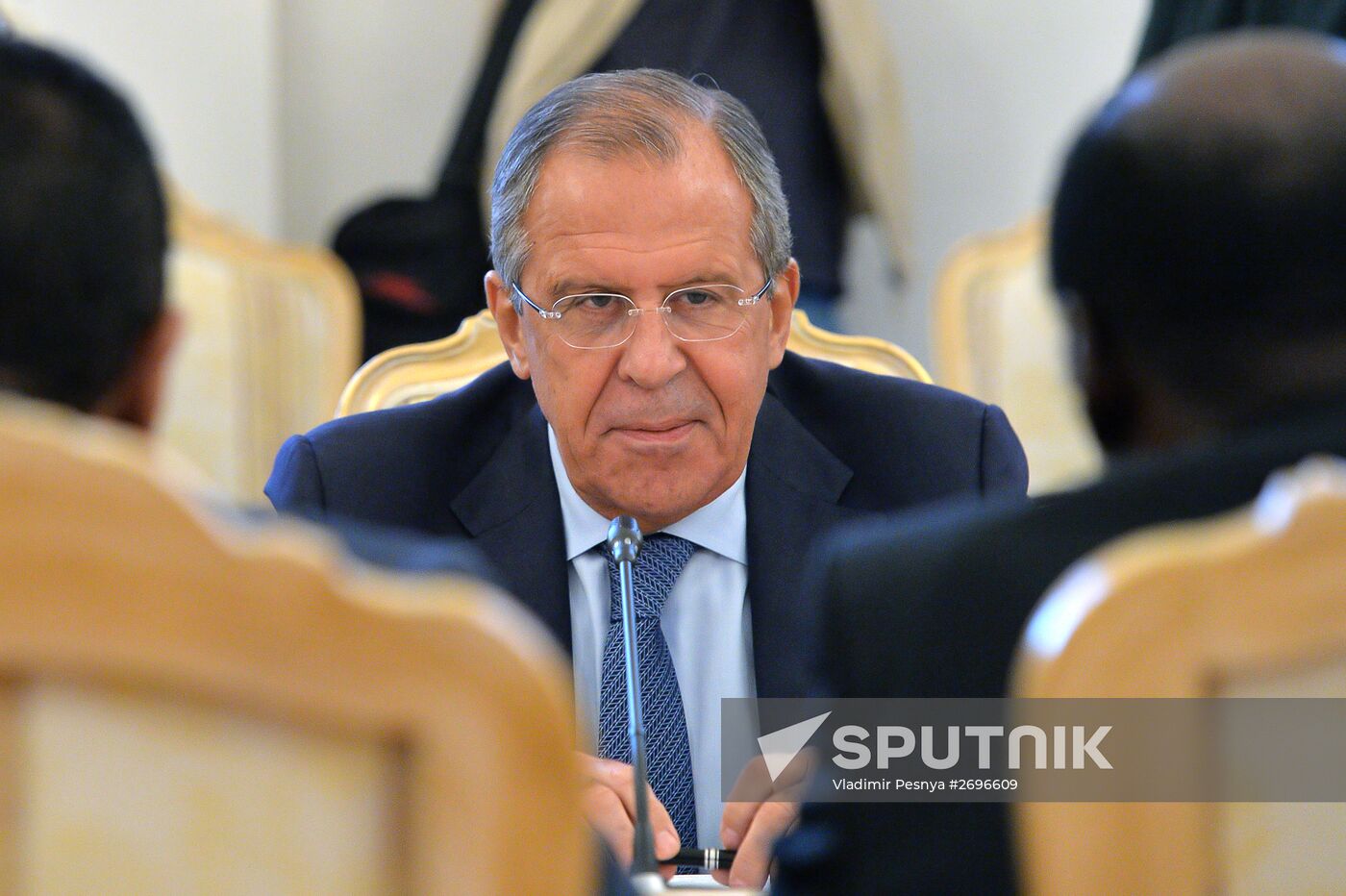 Russian Foreign Minister Lavrov meets Foreign Minister of Sudan Ghandour