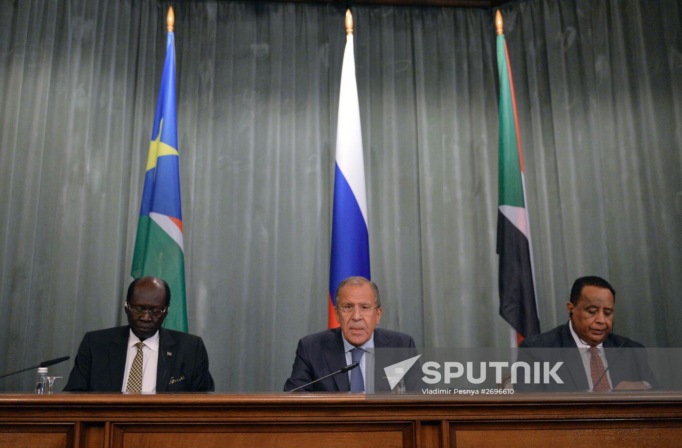 Russian Foreign Minister Lavrov meets Foreign Minister of Sudan Ghandour