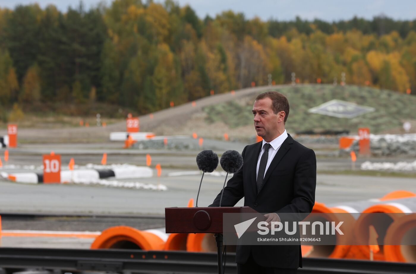 Prime Minister Dmitry Medvedev visits Russian Arms Expo