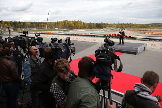 Prime Minister Dmitry Medvedev visits Russian Arms Expo
