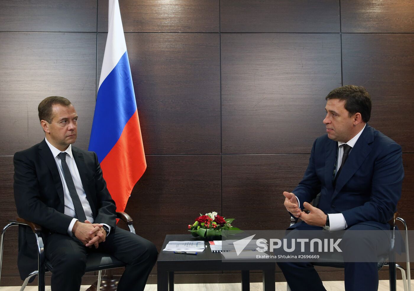 Prime Minister Dmitry Medvedev visits Russian Arms Expo