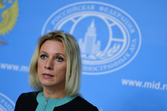 Briefing by official spokesman for Foreign Ministry Maria Zakharova