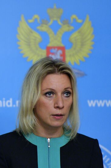 Briefing by official spokesman for Foreign Ministry Maria Zakharova