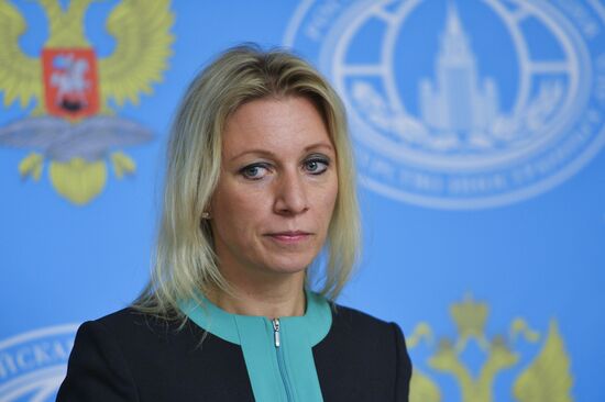 Briefing by official spokesman for Foreign Ministry Maria Zakharova