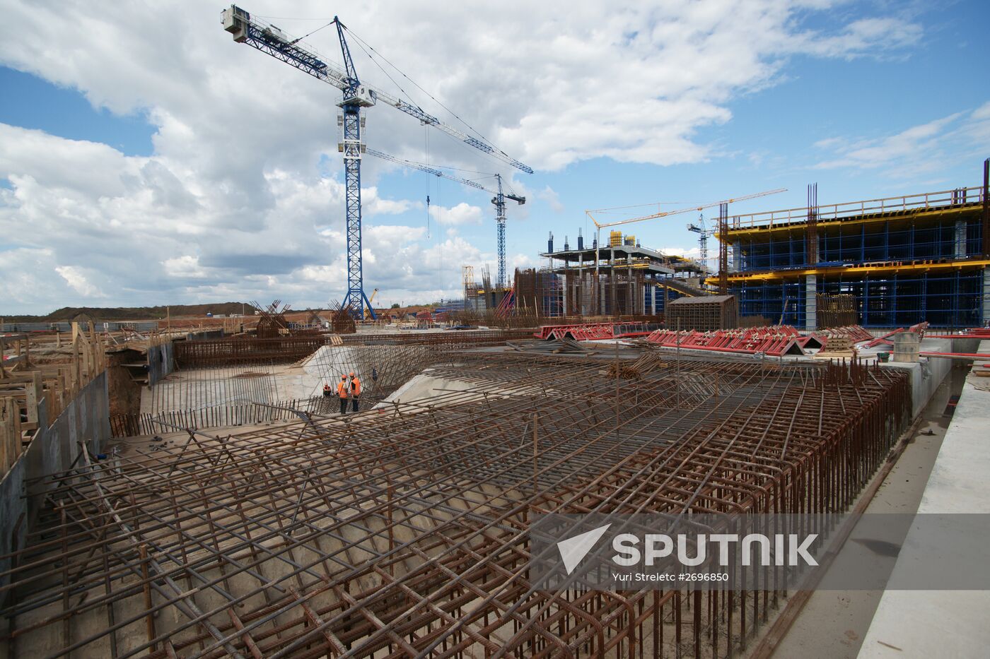 Stadium construction in Samara ahead of 2018 FIFA World Cup