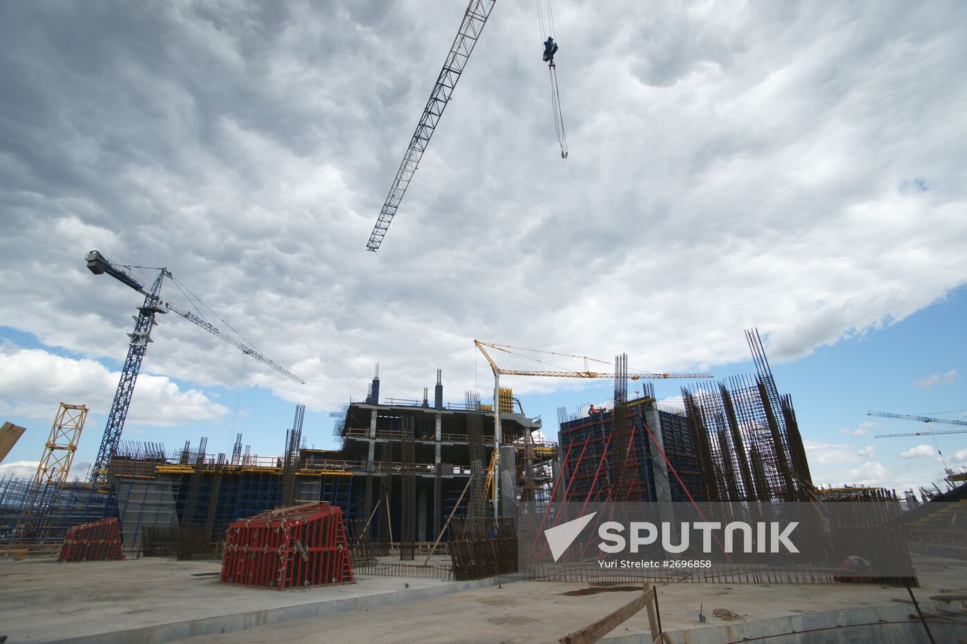 Stadium construction in Samara ahead of 2018 FIFA World Cup