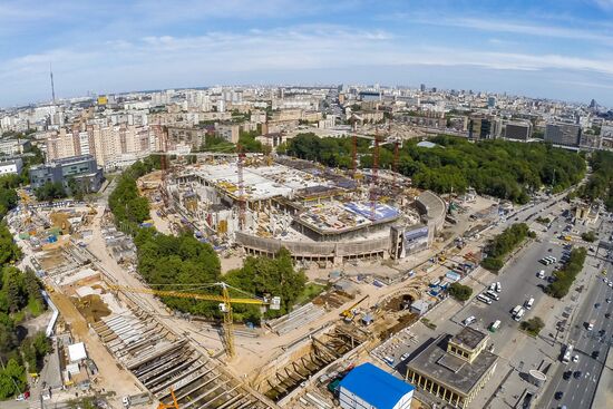 Reconstruction of VTB Arena Park Stadium on Moscow's Leningradsky Prospekt