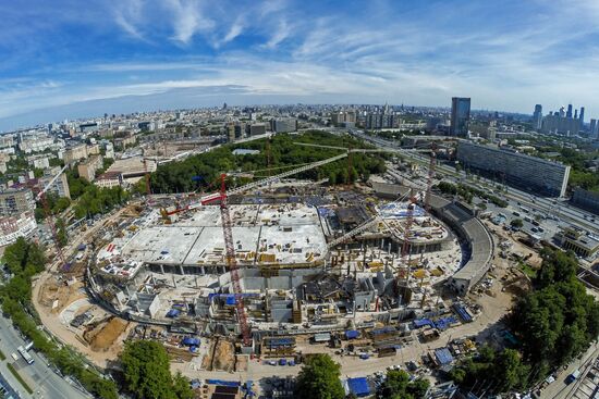 Reconstruction of VTB Arena Park Stadium on Moscow's Leningradsky Prospekt