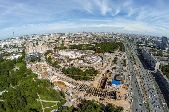 Reconstruction of VTB Arena Park Stadium on Moscow's Leningradsky Prospekt