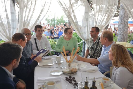 President Vladimir Putin's working trip to the Crimean Federal District