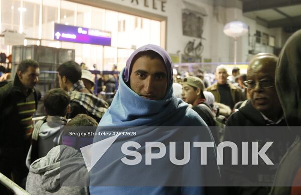 Middle Eastern refugees in Munich