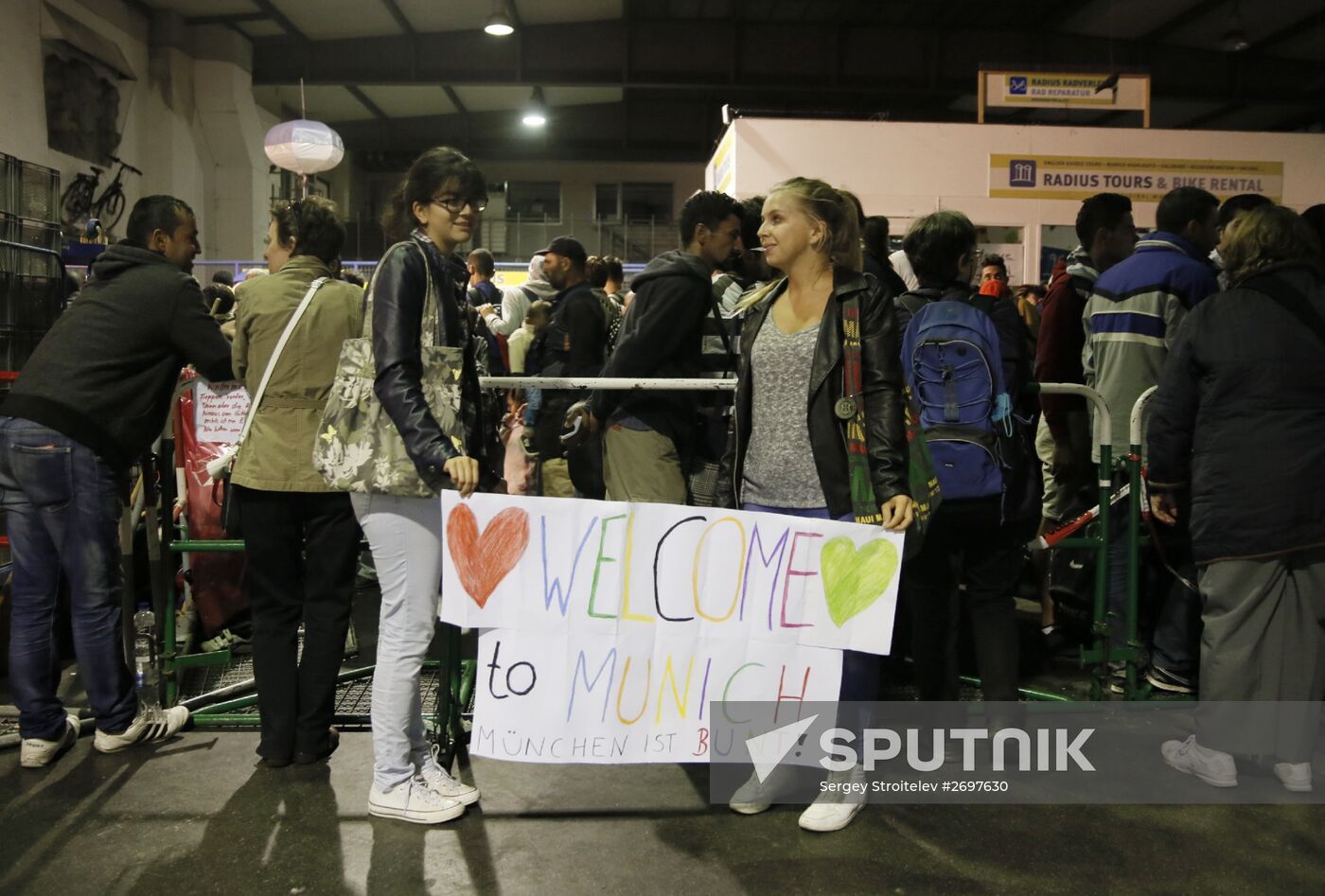 Middle East's refugees in Munich