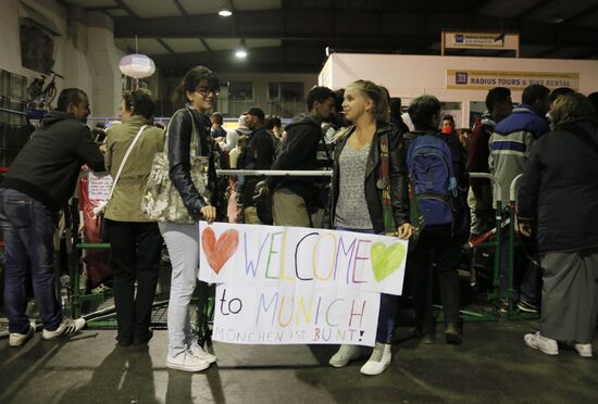 Middle East's refugees in Munich