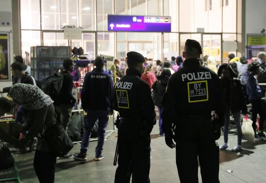 Middle Eastern refugees in Munich