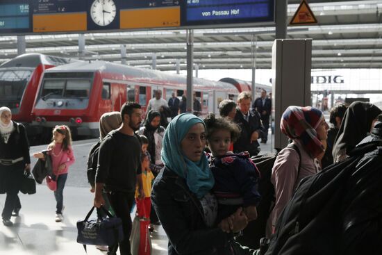Middle East's refugees in Munich
