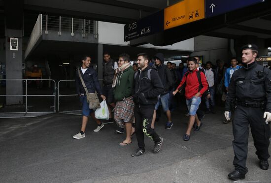 Middle East's refugees in Munich