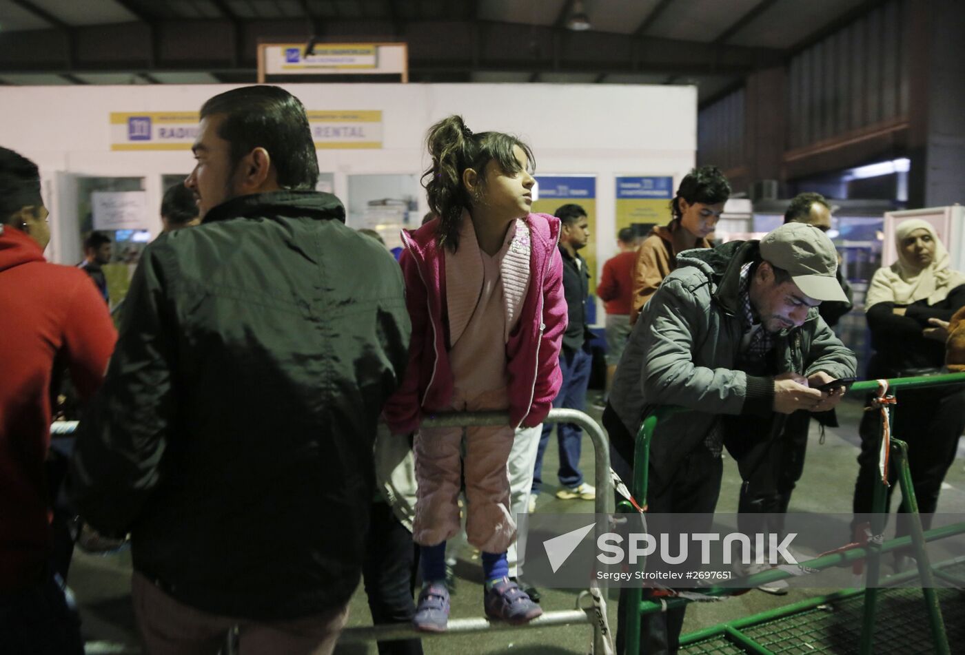 Middle Eastern refugees in Munich