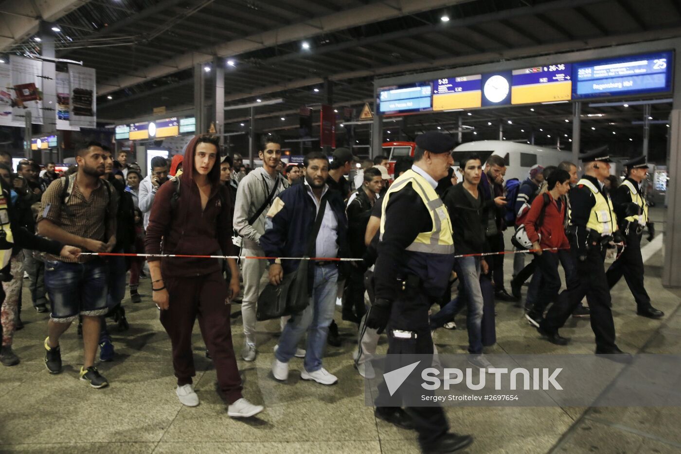 Middle East's refugees in Munich