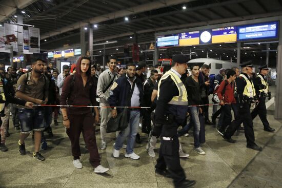 Middle East's refugees in Munich