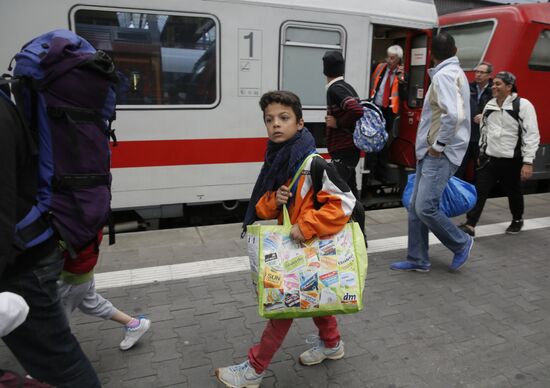 Middle East's refugees in Munich