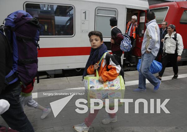 Middle East's refugees in Munich