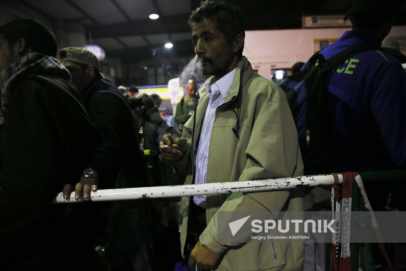Middle Eastern refugees in Munich