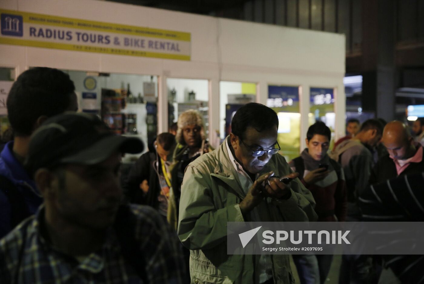 Middle Eastern refugees in Munich