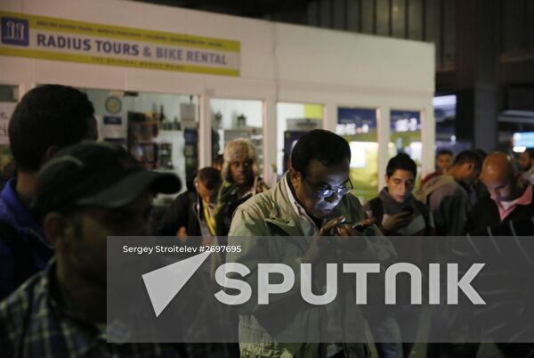 Middle Eastern refugees in Munich