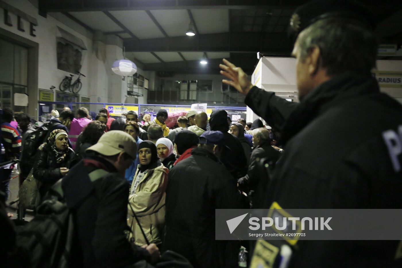 Middle Eastern refugees in Munich