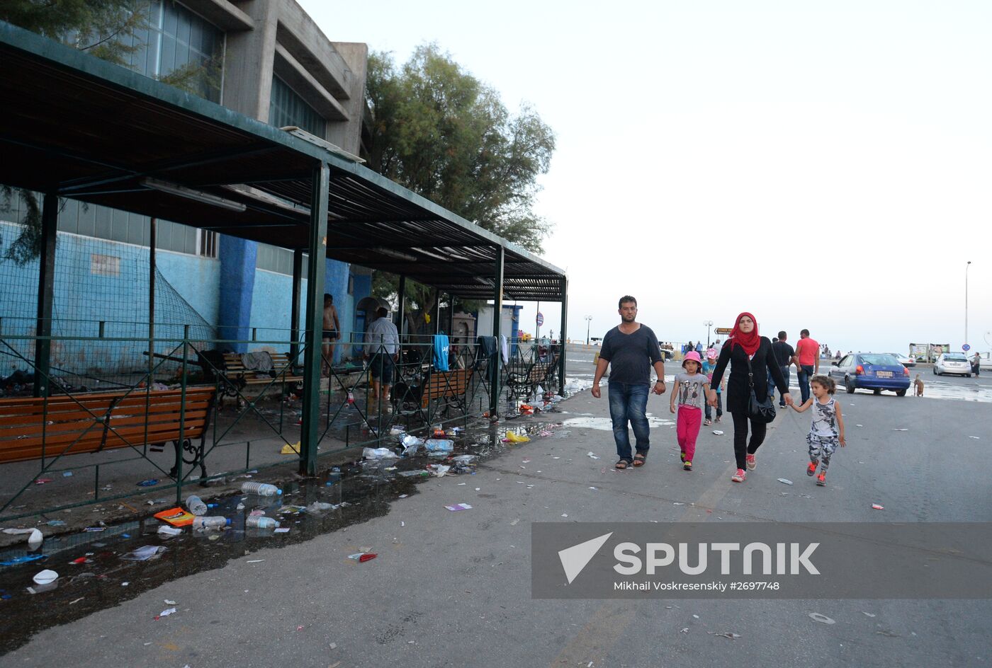 Refugees on Lesbos, Greece