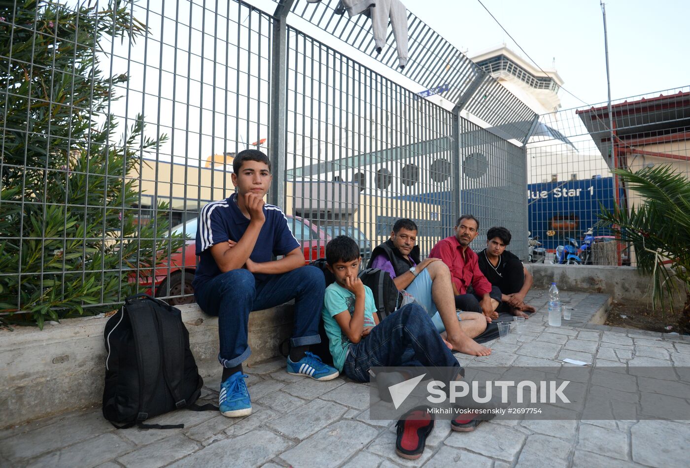 Refugees on Lesbos, Greece