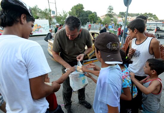 Refugees on Lesbos, Greece