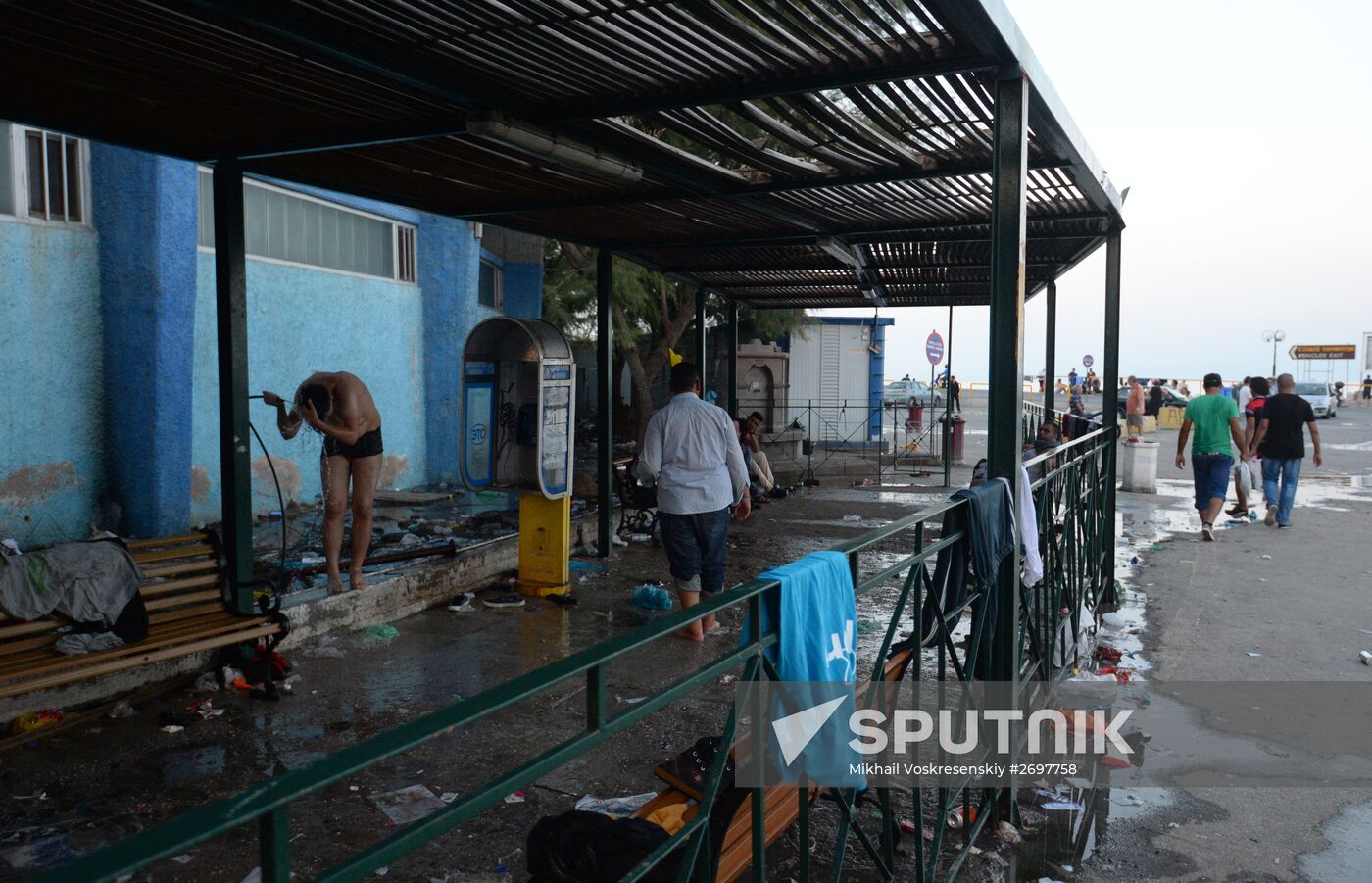 Refugees on Lesbos, Greece