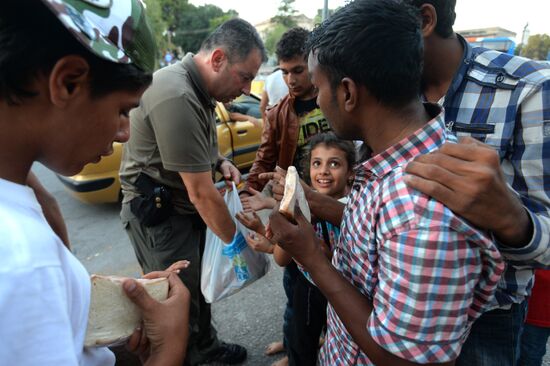 Refugees on Lesbos, Greece