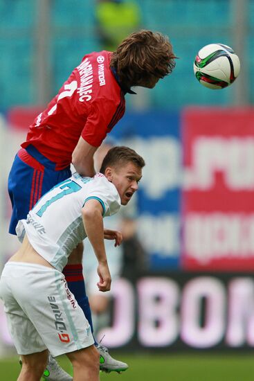 Football. Russia Premier League. CSKA - Zenit