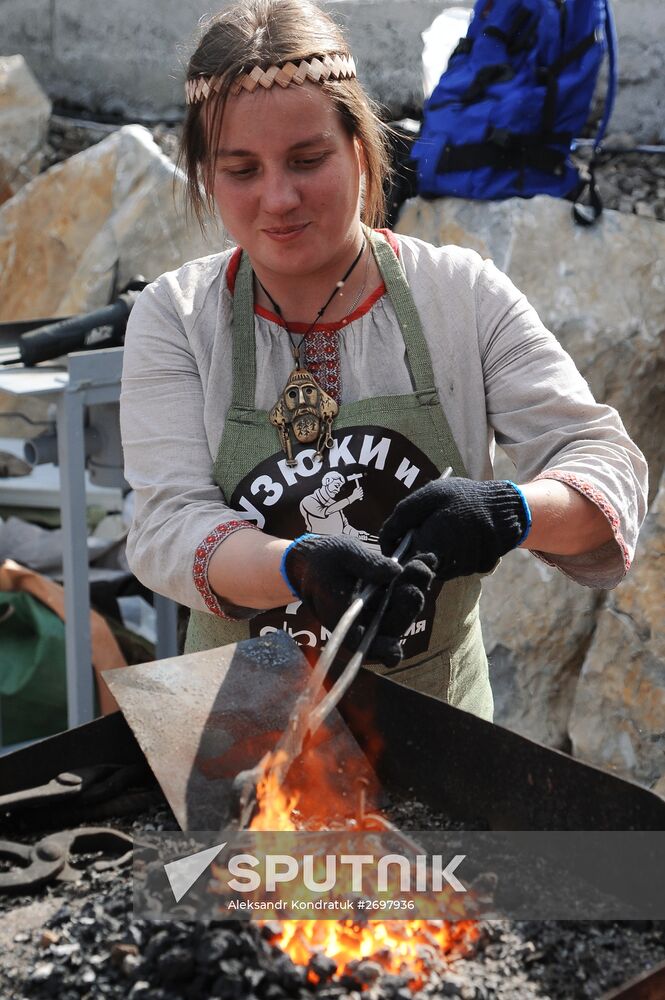 Smithcraft festival in Chelyabinsk Region