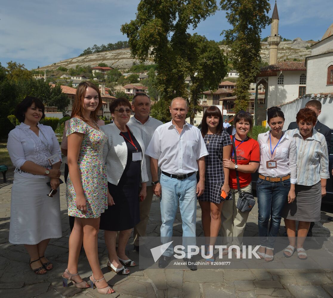 President Vladimir Putin's working trip to the Crimean Federal District. Day Two