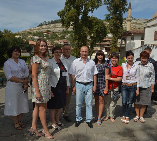 President Vladimir Putin's working trip to the Crimean Federal District. Day Two