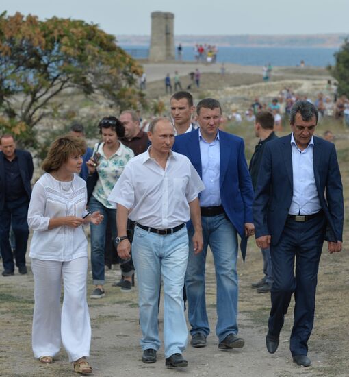 President Vladimir Putin's working trip to the Crimean Federal District. Day Two