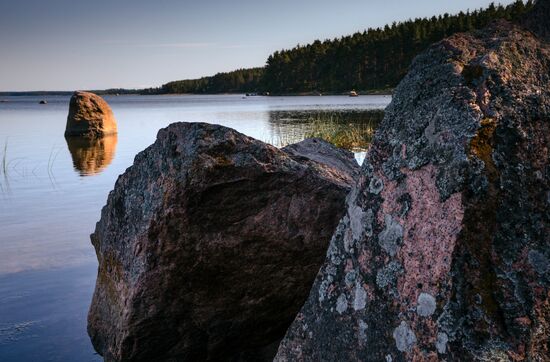 Birch Islands nature reserve in the Gulf of Finland