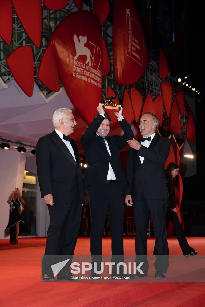 Winners of the 72nd Venice International Film Festival