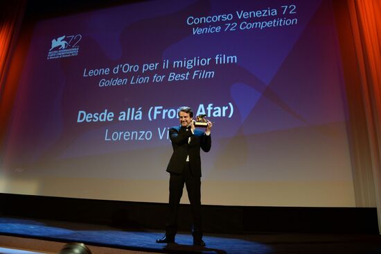 Winners of the 72nd Venice International Film Festival