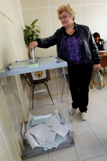 Election Day across Russia